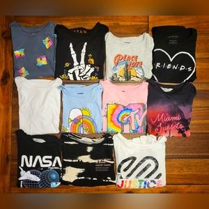 T-shirts, girls size 10/12